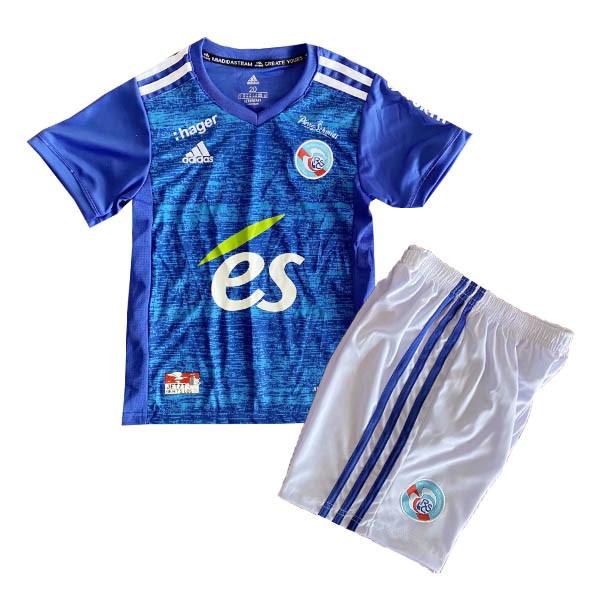 Camiseta Estrasburgo 1ª Kit Niños 2020 2021 Azul